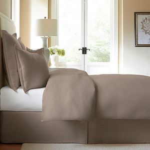 Cotton Collection Full Tailored Bedskirt Canvas